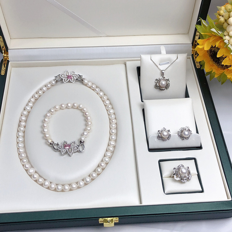 Women'S Accessories Accessorize - 諸曁淡水真珠ネックレスセット 女性用 シンプルファッション 多用途アクセサリー 小紅書 インターネットセレブ