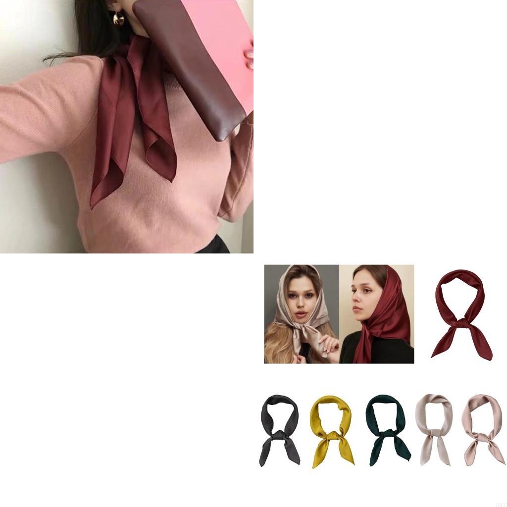 Women'S Accessories For Formal Wear - 模造シルクスカーフソフトで通気性のあるネックスカーフファッションアクセサリー女性の日常着フォーマルな機会のシルクスカーフ