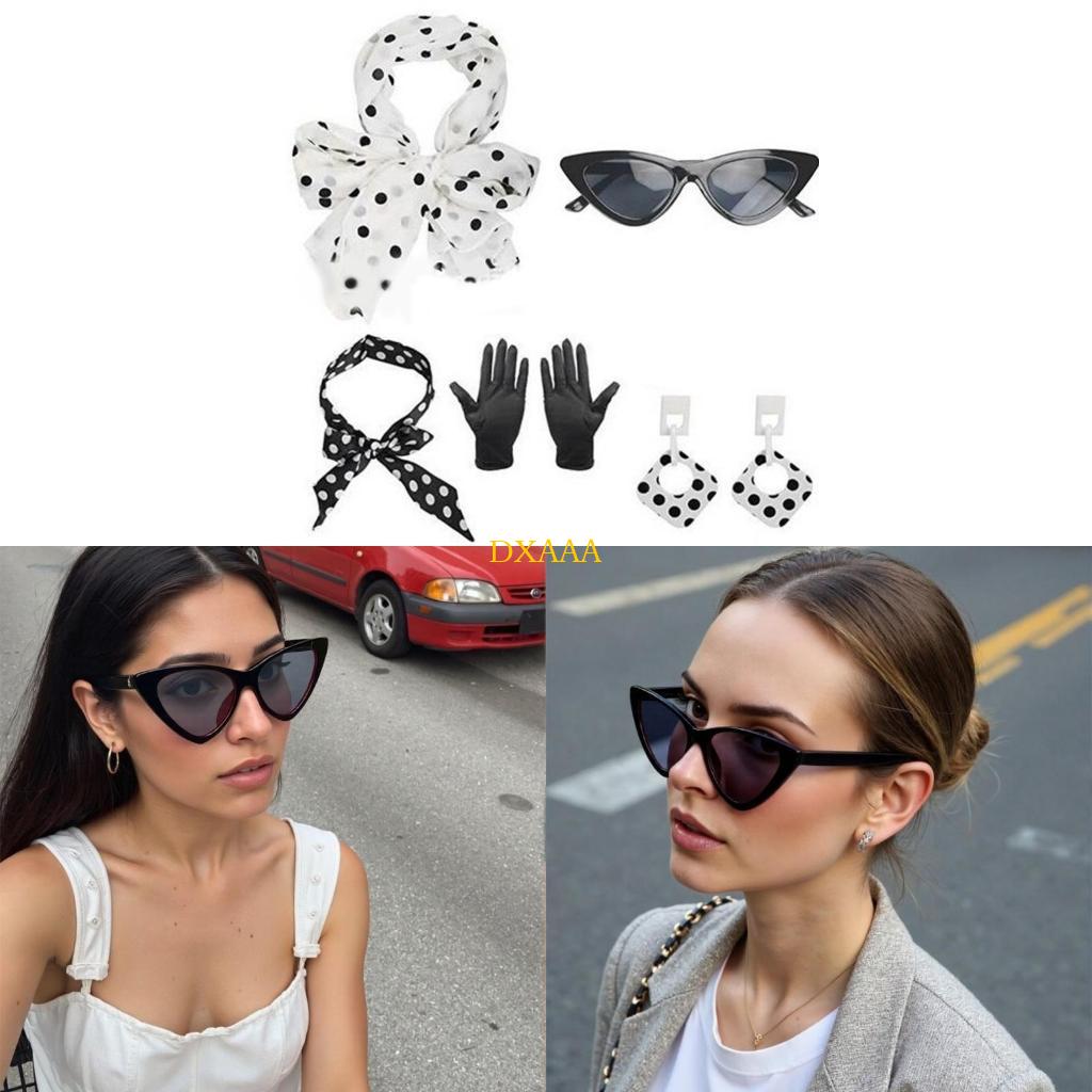 Women'S Accessories In The 1950S - DXAA 50 年代ロカビリー衣装、1950 年代コスチュームアクセサリーハロウィンコスプレ衣装