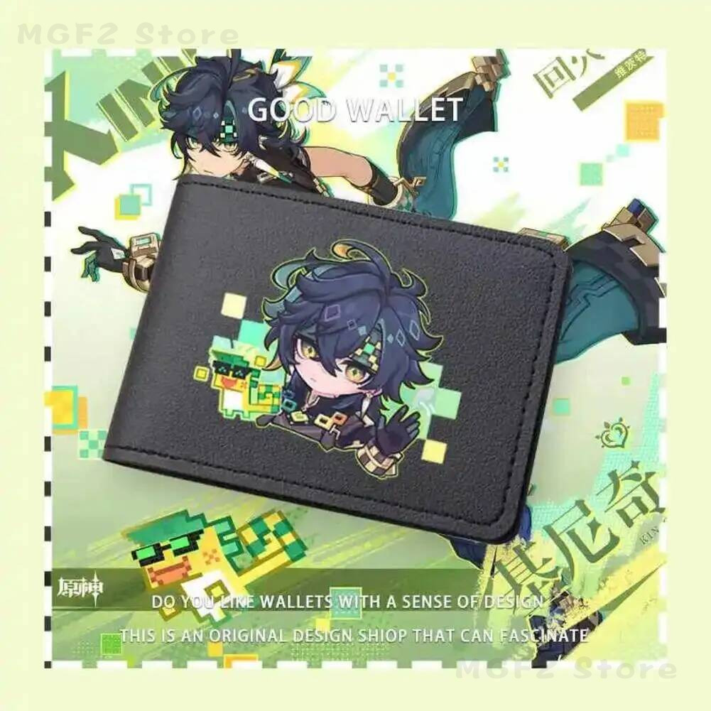 アニメ女性カードホルダー小銭入れ学生原神インパクト Kini - Women'S Accessories Wallet のレビューと価格