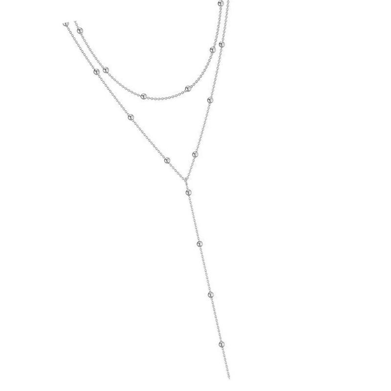 J78F スタイリッシュな複数ストランド チェーン ネックレ - Women'S Accessories For Formal Wear のレビューと価格