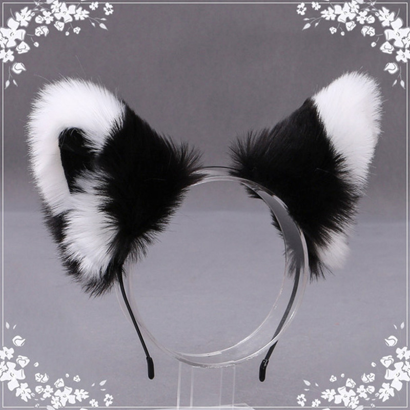 ふわふわキツネ猫耳ぬいぐるみヘッドバンドソフト毛皮のようなヘ - Women'S Ear Accessories のレビューと価格