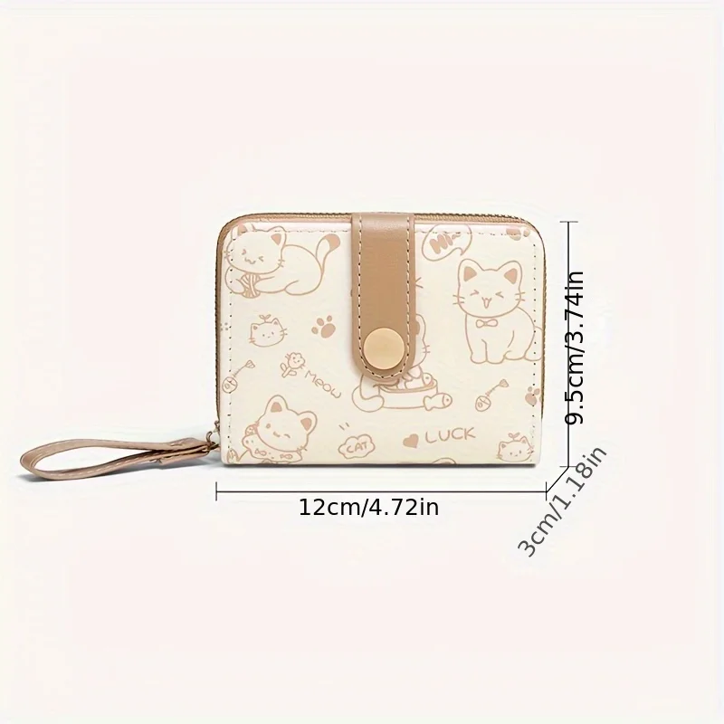 女性財布小銭入れプリントかわいいクマ財布三つ折りスナップ開閉 - Women'S Accessories Wallet のレビューと価格