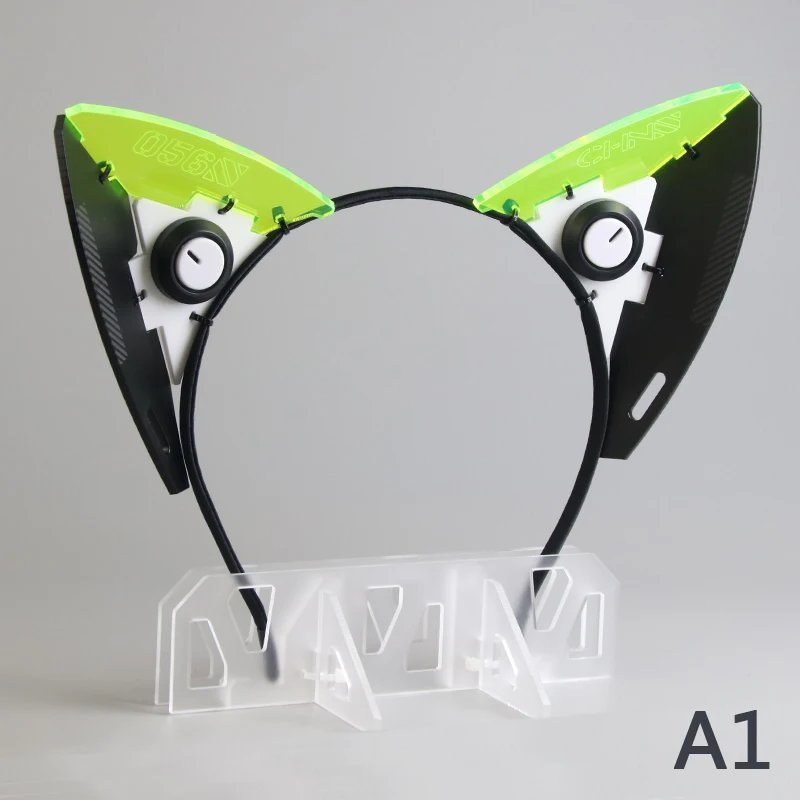 サイバーパンクコスプレマスクヘッドバンド機能的な機械式猫耳ヘ - Women'S Ear Accessories のレビューと価格