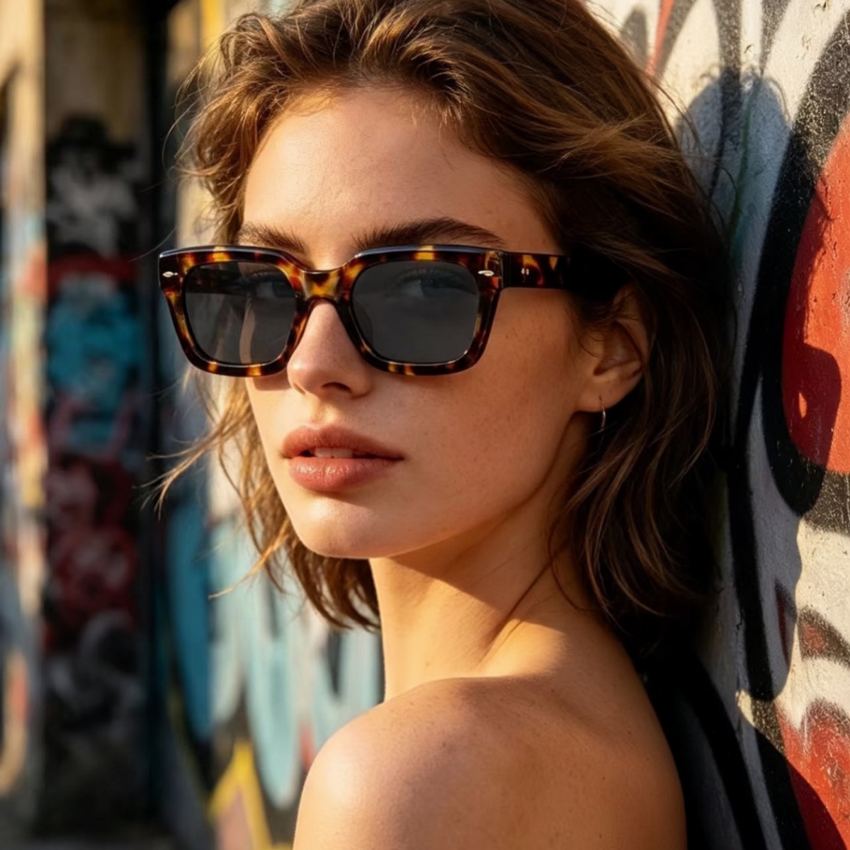 男女兼用ヨーロッパ＆アメリカンレトロスクエアファッションサン - Women'S Accessories Accessorize のレビューと価格