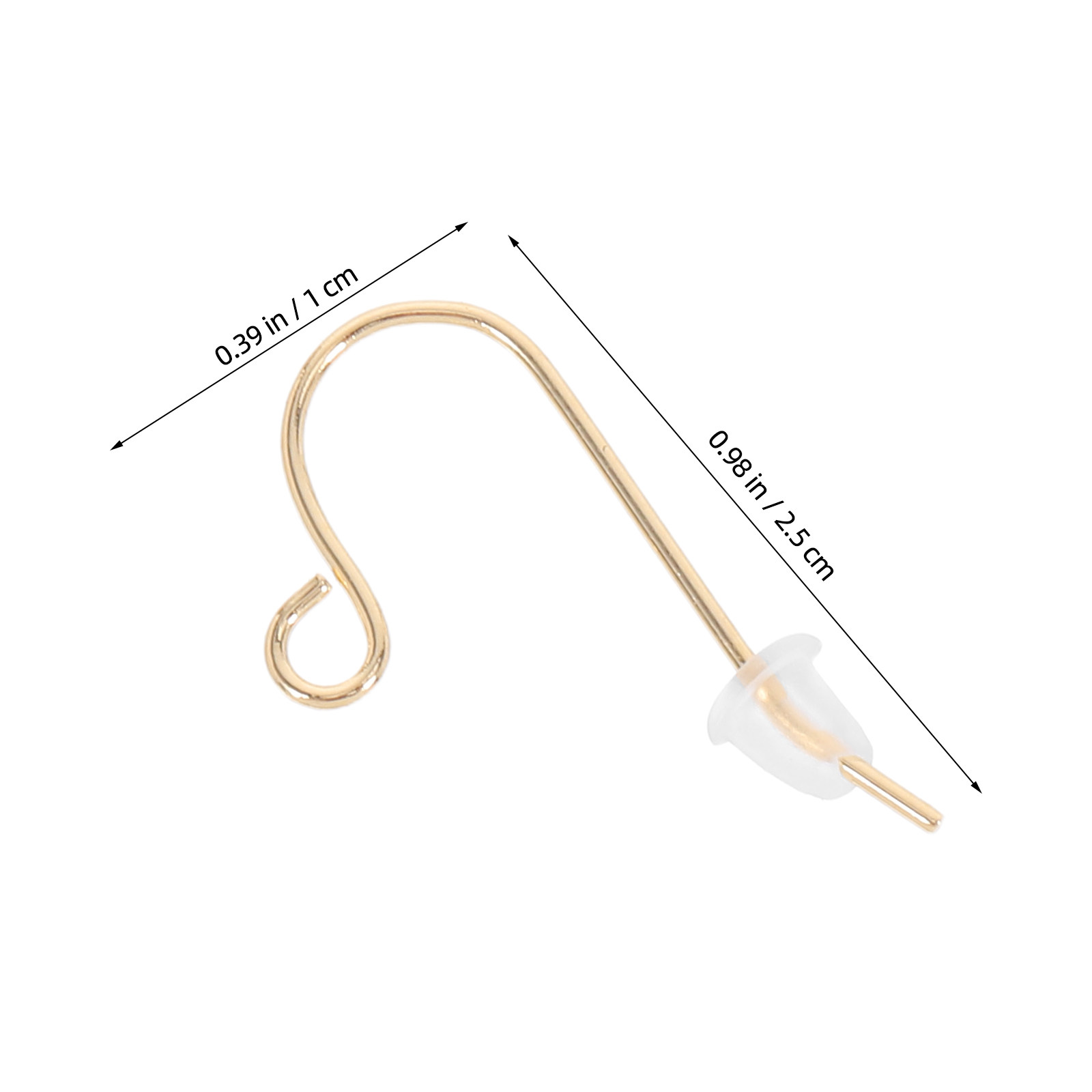 イヤリング製作キット1セット 手作りV字型フック イヤースト - Women'S Ear Accessories のレビューと価格