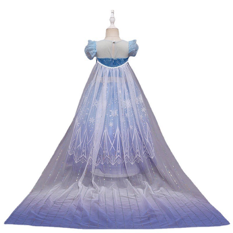 ディズニー人気映画アナと雪の女王エルサと同じスタイルのブルー - Layered Necklace Set のレビューと価格