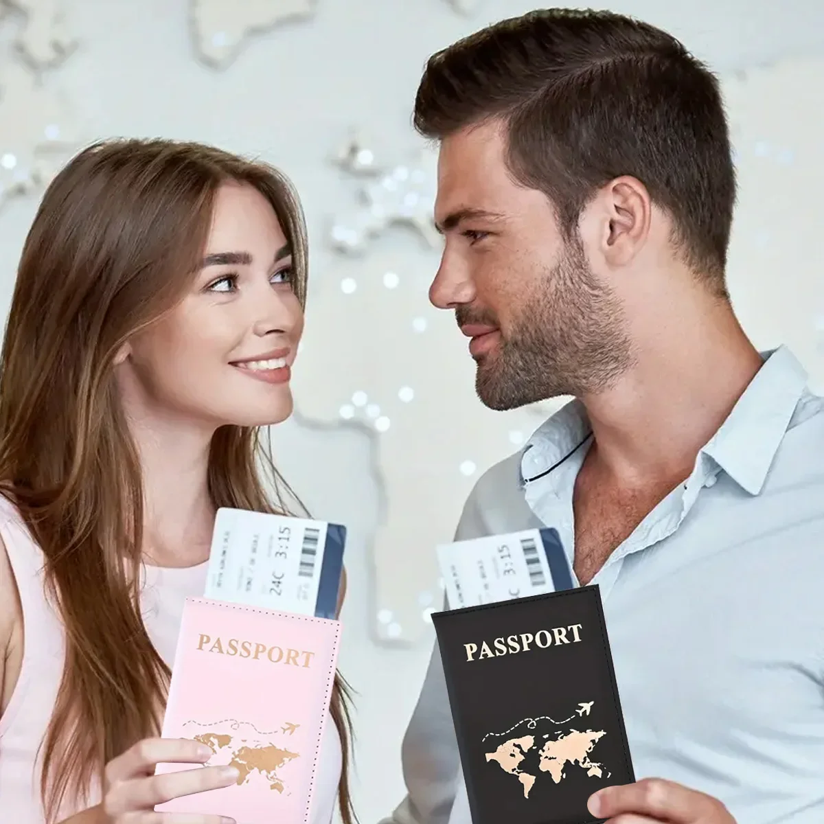 ファッションパスポート保護カバー世界パターン旅行パスポートホ - Women'S Accessories Wallet のレビューと価格