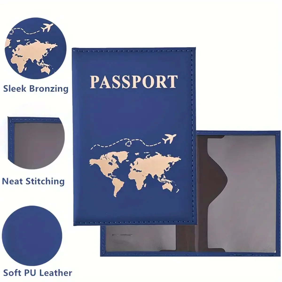 ファッションパスポート保護カバー世界パターン旅行パスポートホ - Women'S Accessories Wallet のレビューと価格