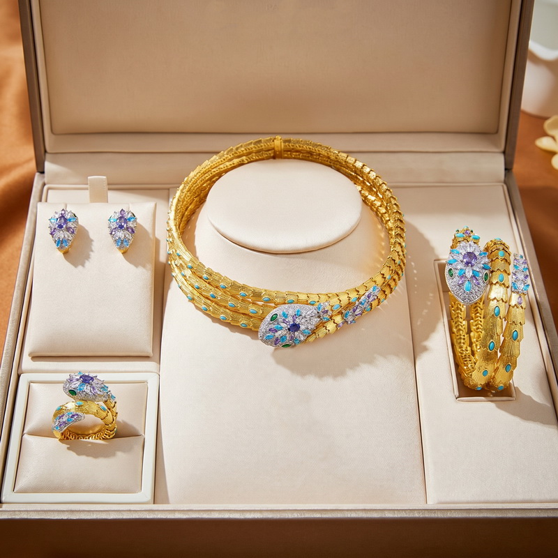 ヨーロッパアメリカ風イヤリング、指輪、ブレスレット、3層ネッ - Layered Necklace Set のレビューと価格