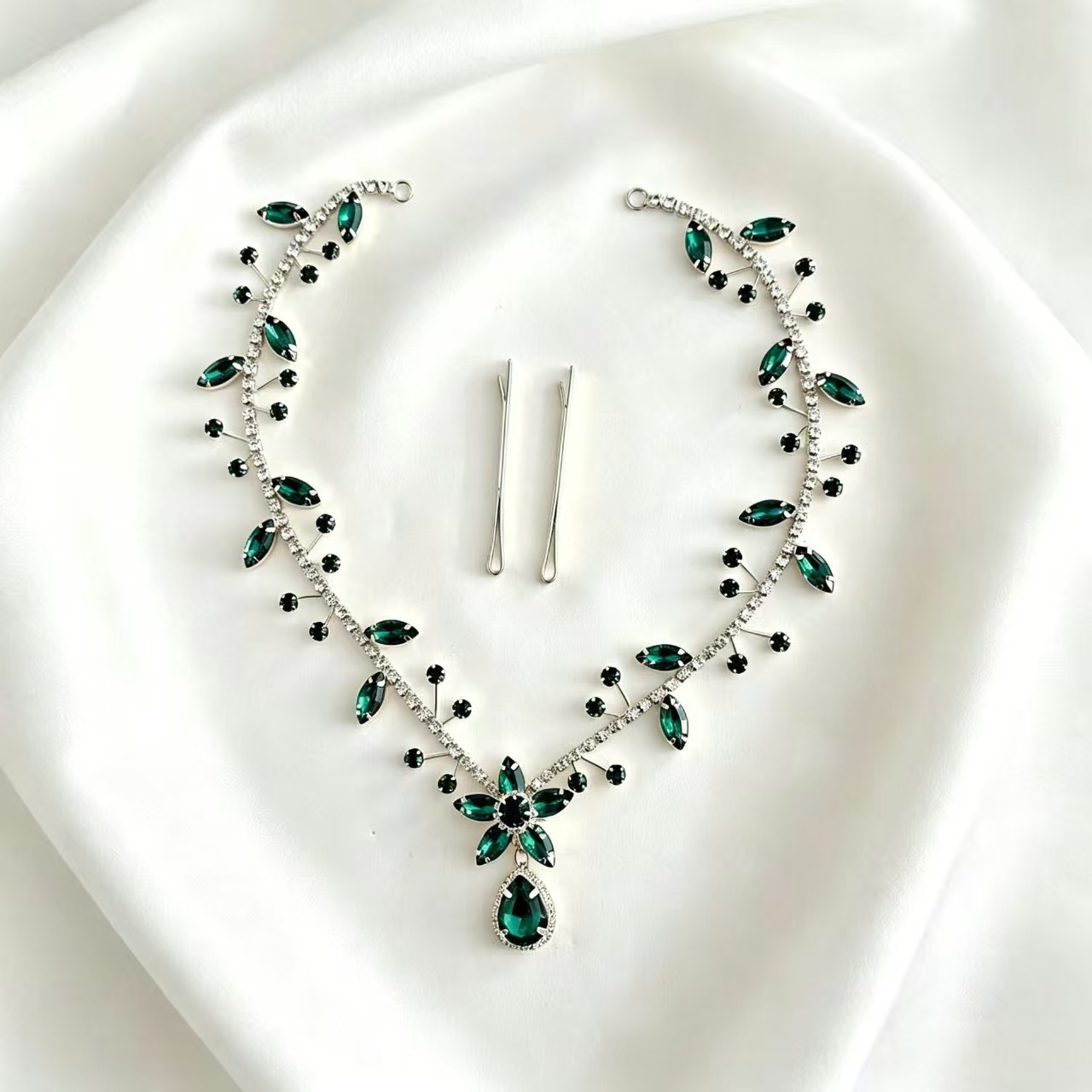 新しいスタイルのブライダルヘアアクセサリー花の形をした水滴眉 - Women'S Accessories Accessorize のレビューと価格