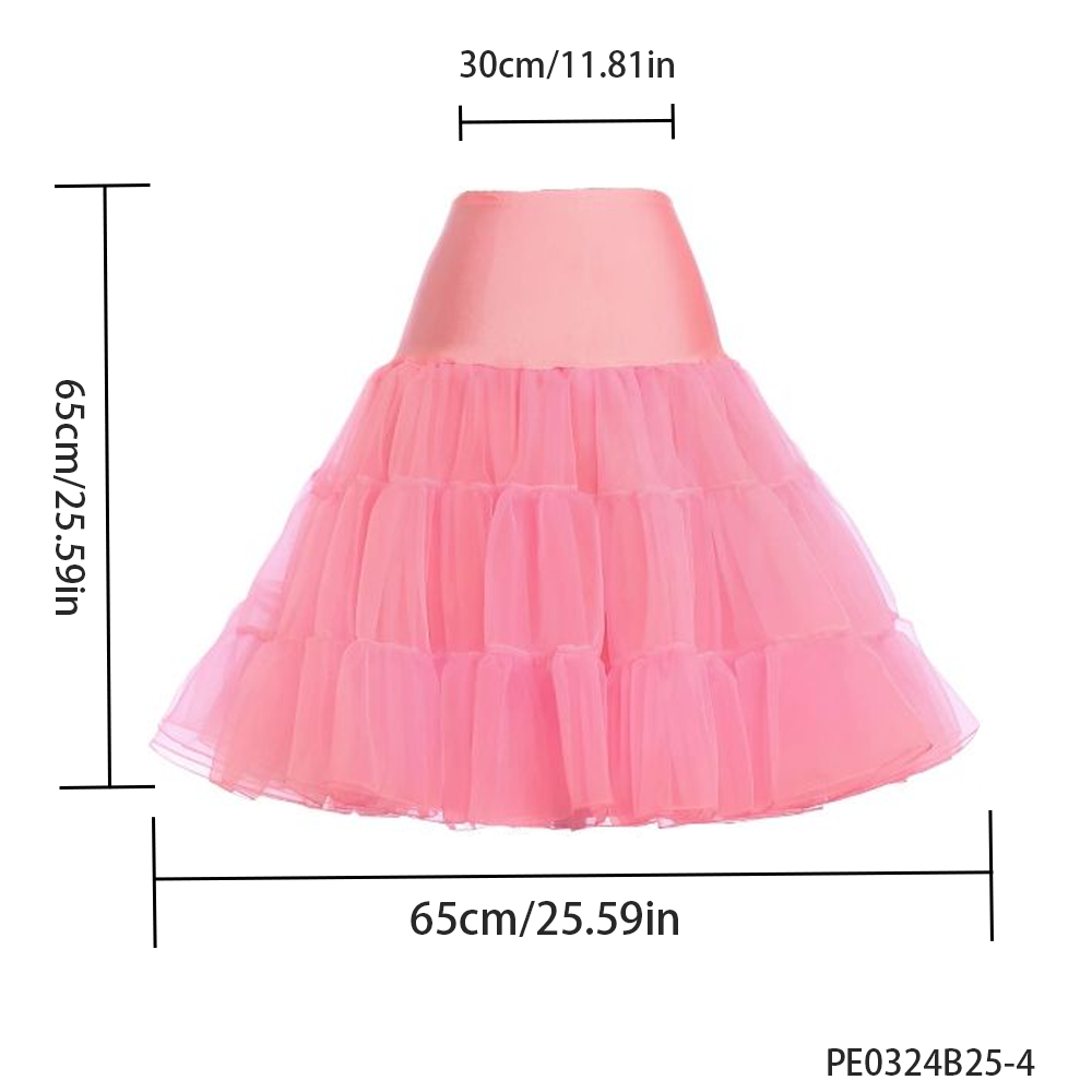 PESENAR 1950年代スタイル ピンク チュール ペチ - Women'S Accessories In The 1950S のレビューと価格
