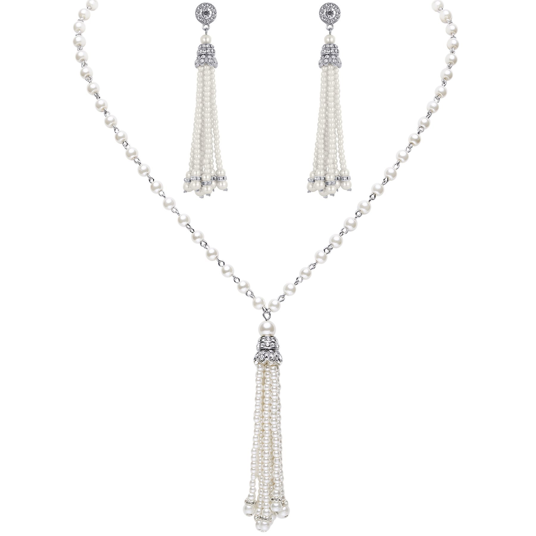 3-piece Set of Long Pearl Neck - Women'S Accessories In The 1950S のレビューと価格