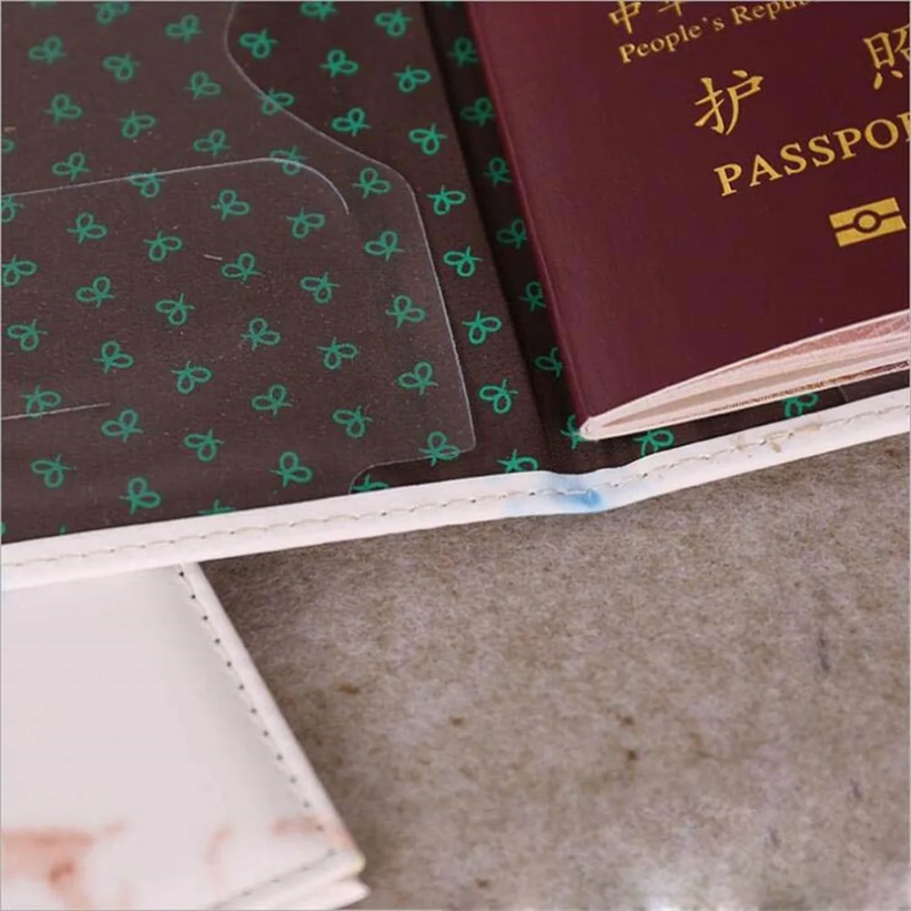女性男性パスポートカバー Pu レザー大理石スタイル旅行 I - Women'S Accessories Wallet のレビューと価格
