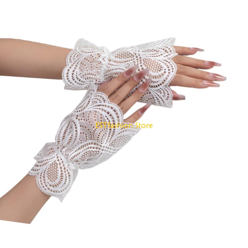 Y5GC レース取り外し可能な袖袖口レイヤードアーム装飾スリ - Women'S Accessories For Formal Wear のレビューと価格