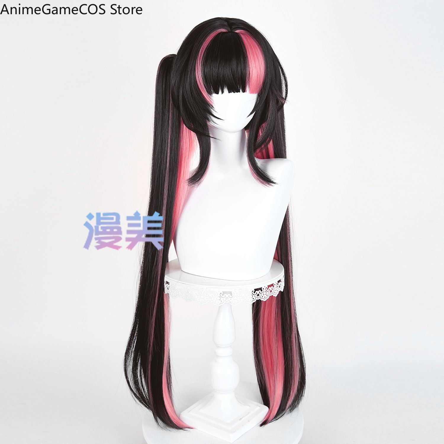 アニメアズールレーンプリンツモーリスウィッグブラックピンクハ - Women'S Accessories Maurices のレビューと価格