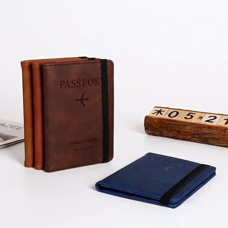 女性男性旅行パスポートホルダーカバーケース Pu レザークレ - Women'S Accessories Wallet のレビューと価格