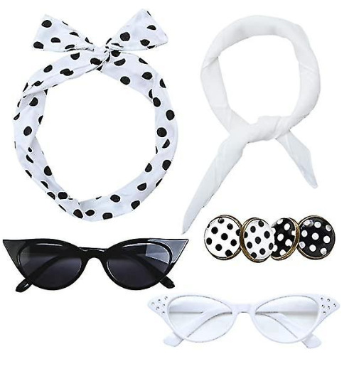50年代のディスココスチュームアクセサリー、豪華なドレス、猫 - Women'S Accessories In The 1950S のレビューと価格