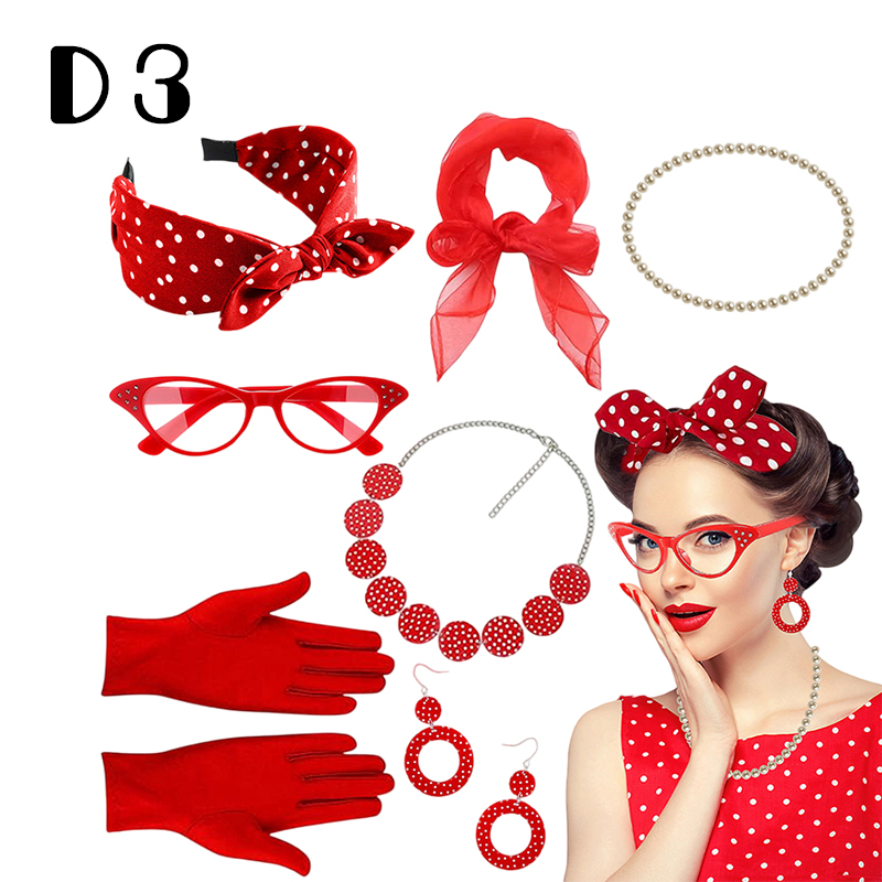 50 年代のレトロなコスチュームアクセサリー女性 1950  - Women'S Accessories In The 1950S のレビューと価格