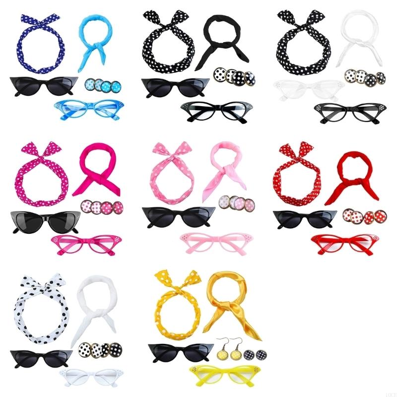 8 個 50 年代コスチュームアクセサリーセットシフォンスカ - Women'S Accessories In The 1950S のレビューと価格